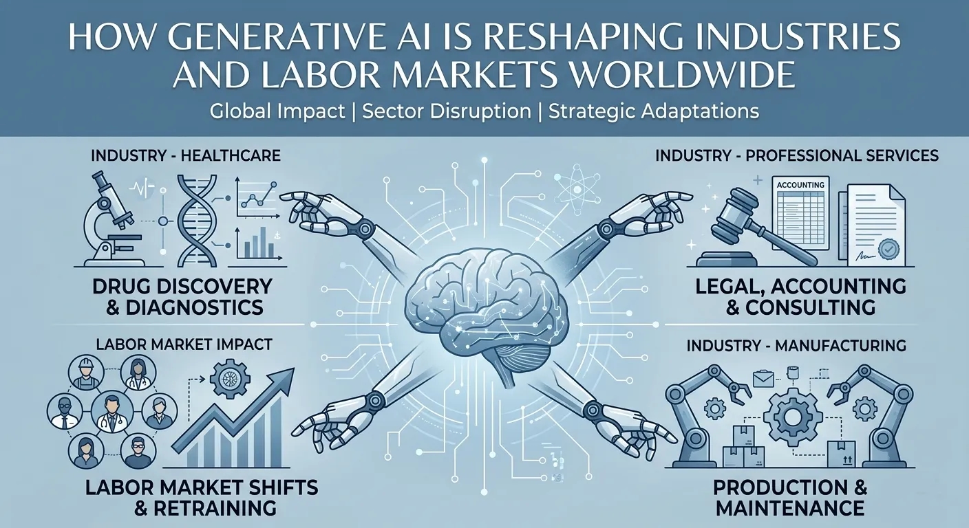 How Generative AI Is Reshaping Industries and Labor Markets Worldwide